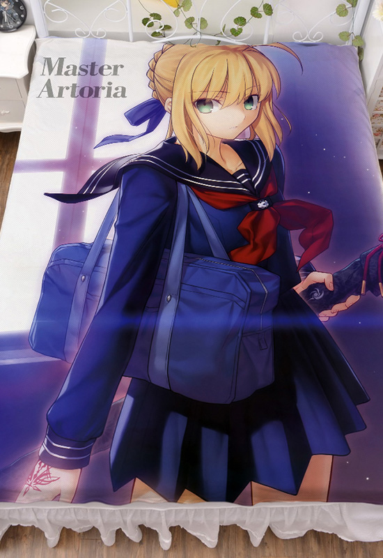 Fate stay night マスターアルトリア 添い寝シーツ 正規品