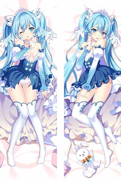 ボーカロイド 初音ミク 雪ミク 等身大抱き枕カバー